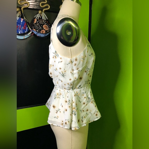 patchwork peplum tank top - Picture 4 of 6